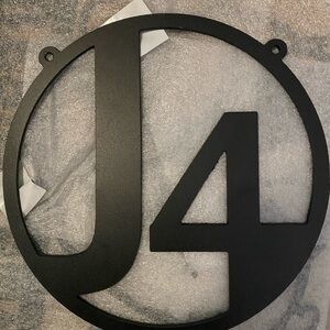 Black steel Wall Art Decor